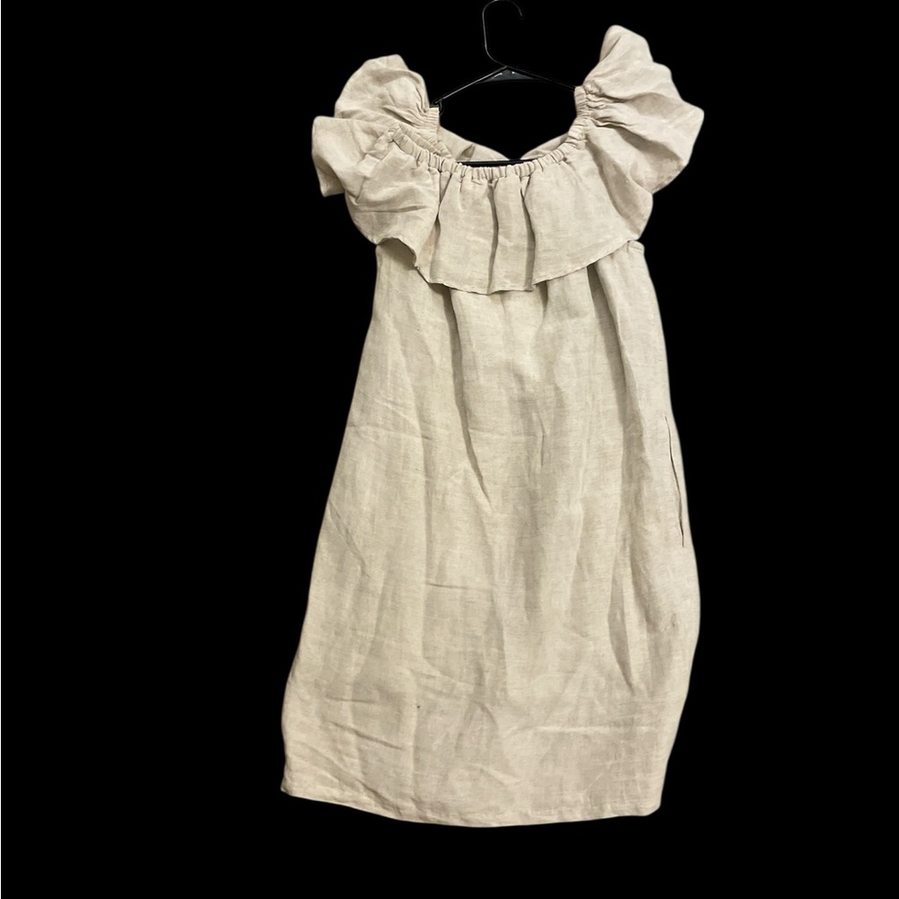 Tommy Bahama St. Lucia Off-Shoulder Ruffle Dress